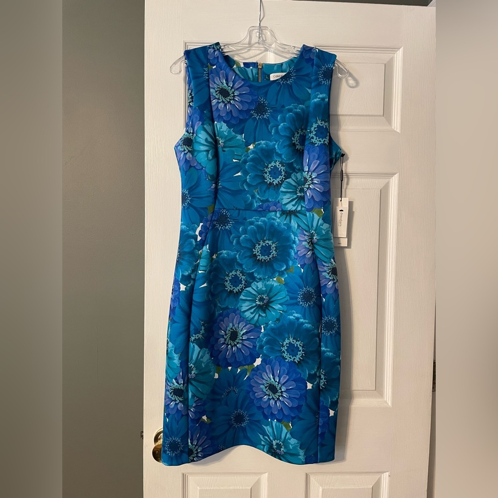 NWT Beautiful Calvin Klein sheath dress.